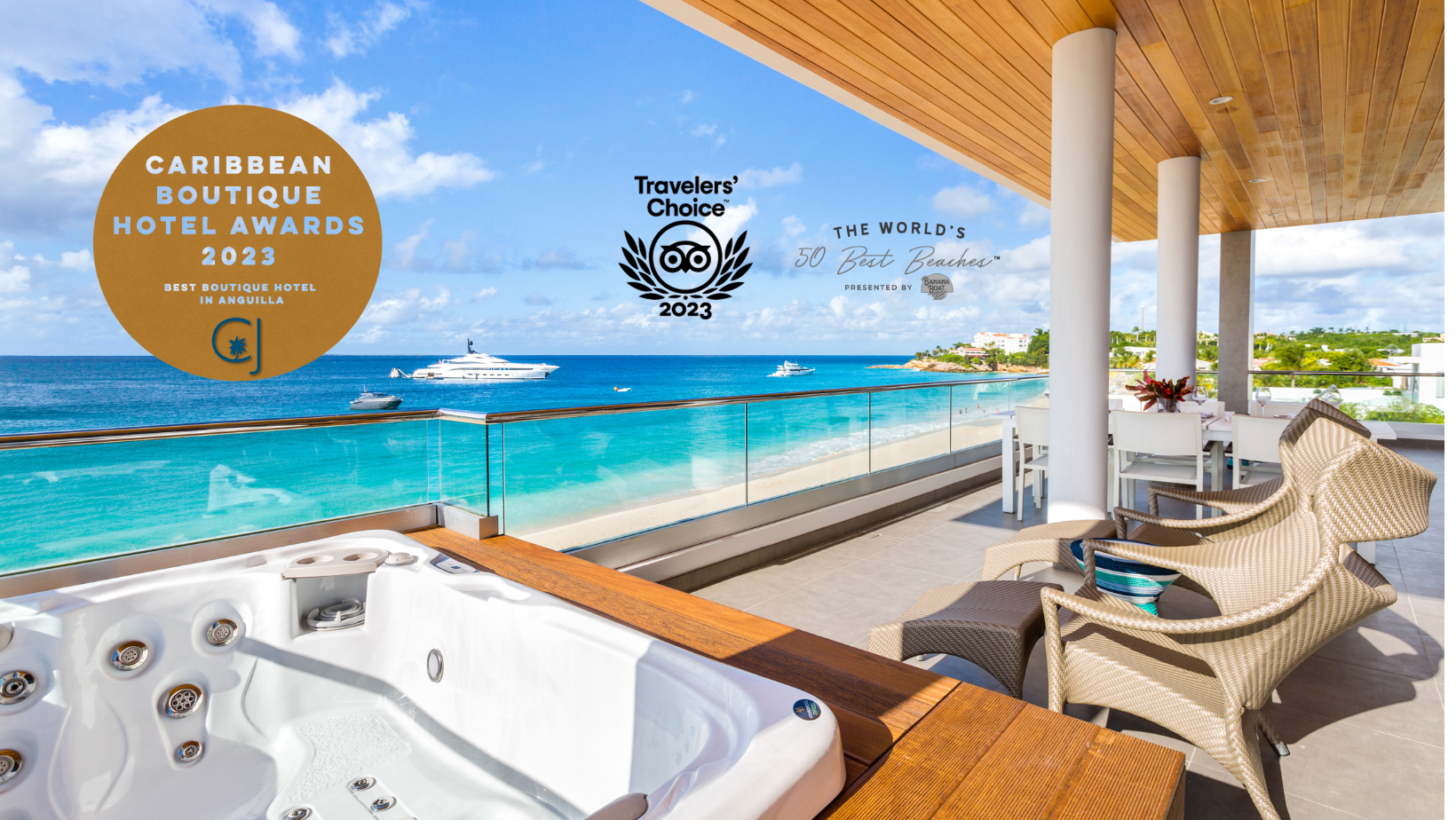 Tranquility Beach Anguilla Wins Best Boutique Hotel in the